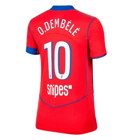Paris Saint-Germain Ousmane Dembele #10 Tredjedrakt Dame 2025-26 Korte ermer Paris Saint-Germain Ousmane Dembele #10 Tredjedrakt Dame 2025-26 Korte ermer
